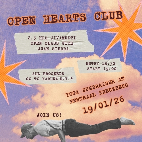 Tickets kaufen für Open Hearts Club  am 19.01.2026